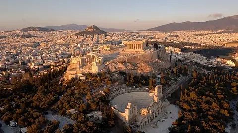 Udsigt over Athen