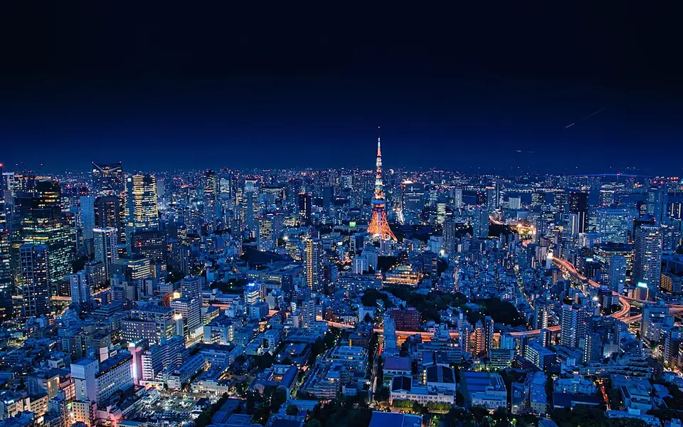 Udsigt over Tokyo