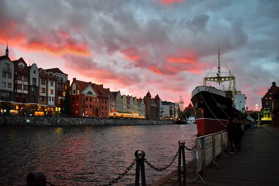 Udsigt over Gdańsk