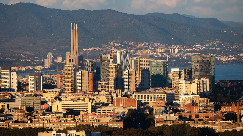 Udsigt over Barcelona
