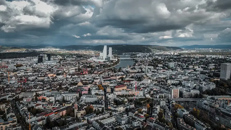 Udsigt over Basel