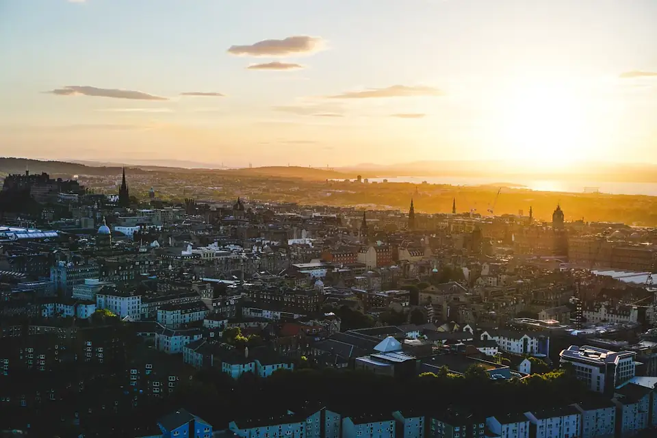 Udsigt over Edinburgh