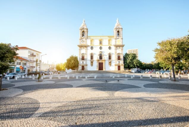 Church in Faro city, Portugal