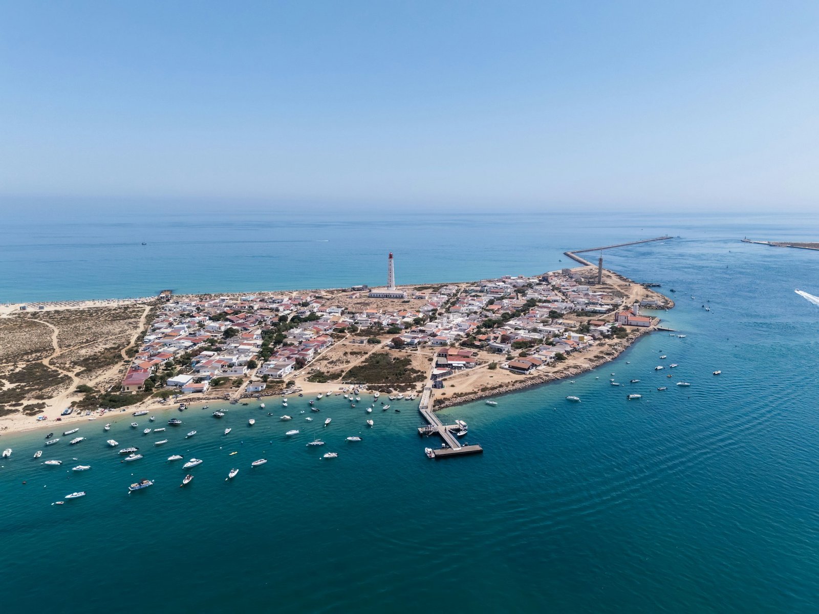Portugal, Algarve, Ilhas de Faro, Drone