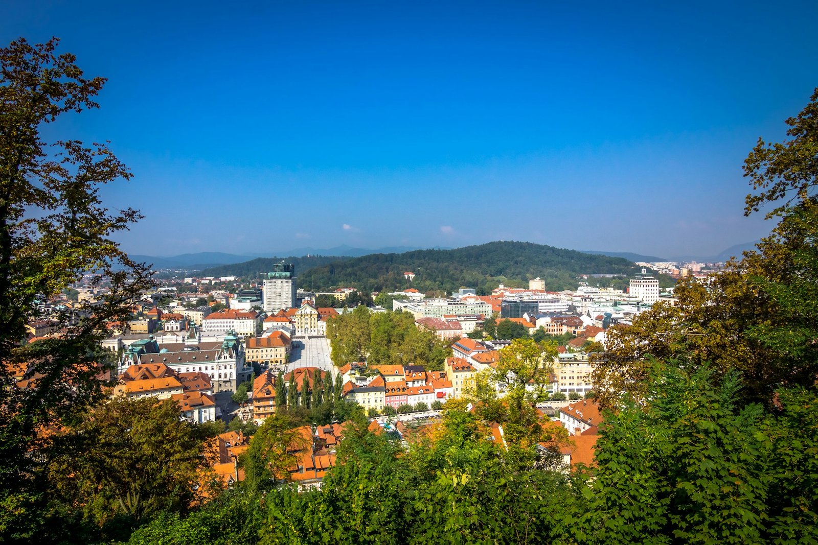 Romantic Ljubljana city center