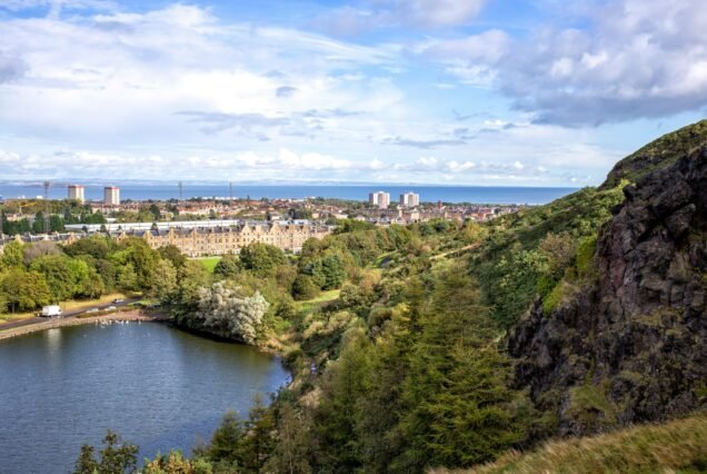 view of Edinburgh city, Scotland