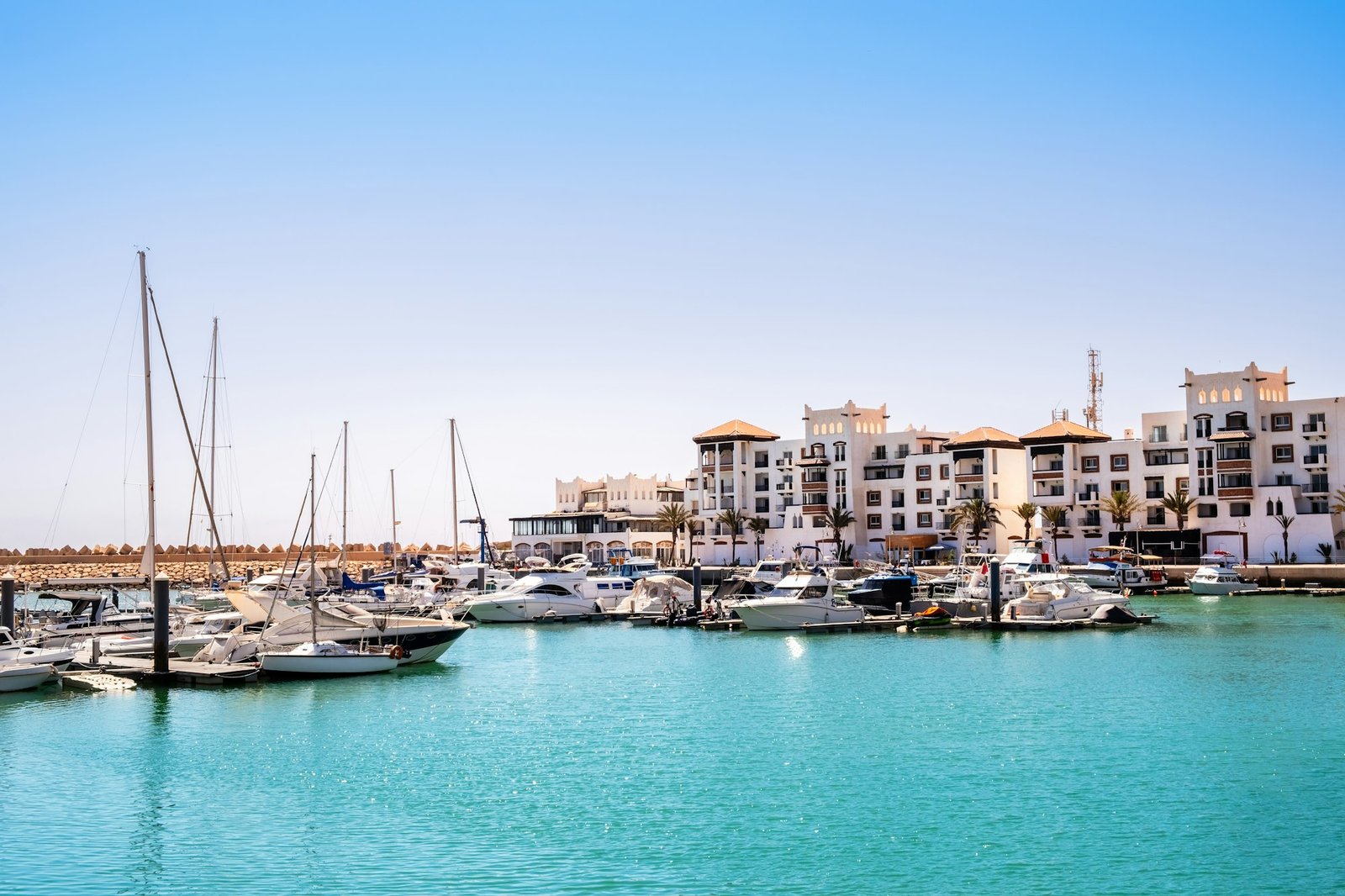 Agadir Marina in Morocco.