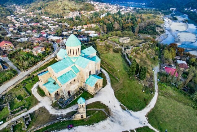 Bagrati Cathedral in Kutaisi center, Georgia