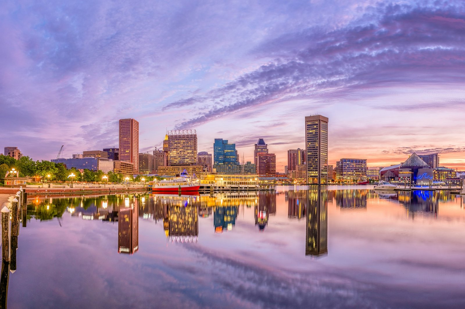 Baltimore, Maryland, USA Skyline
