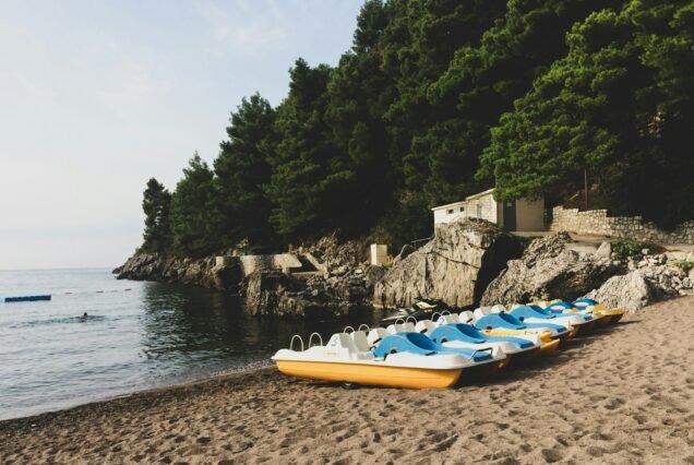 Beach in Budva, Montenegro