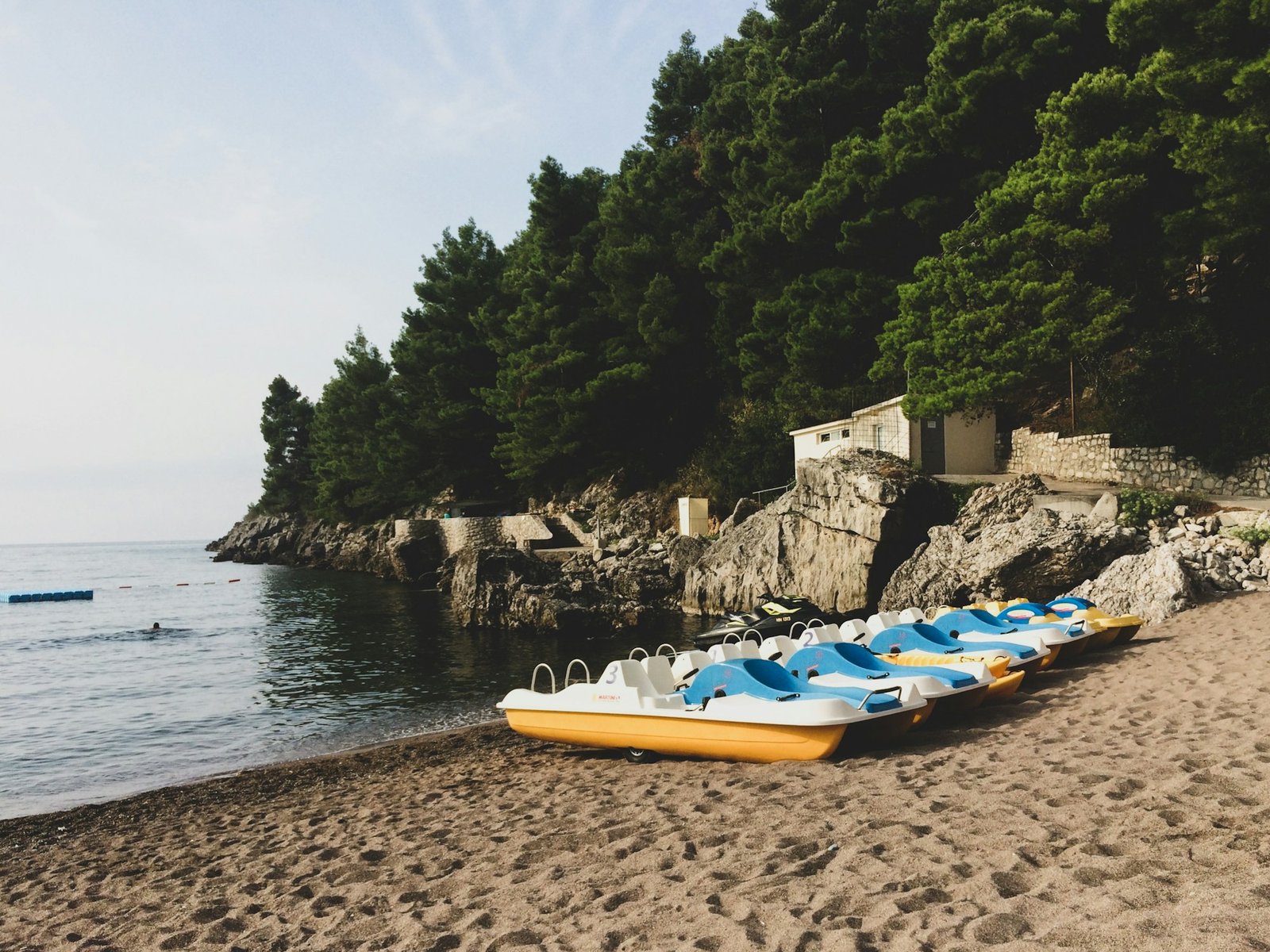 Beach in Budva, Montenegro