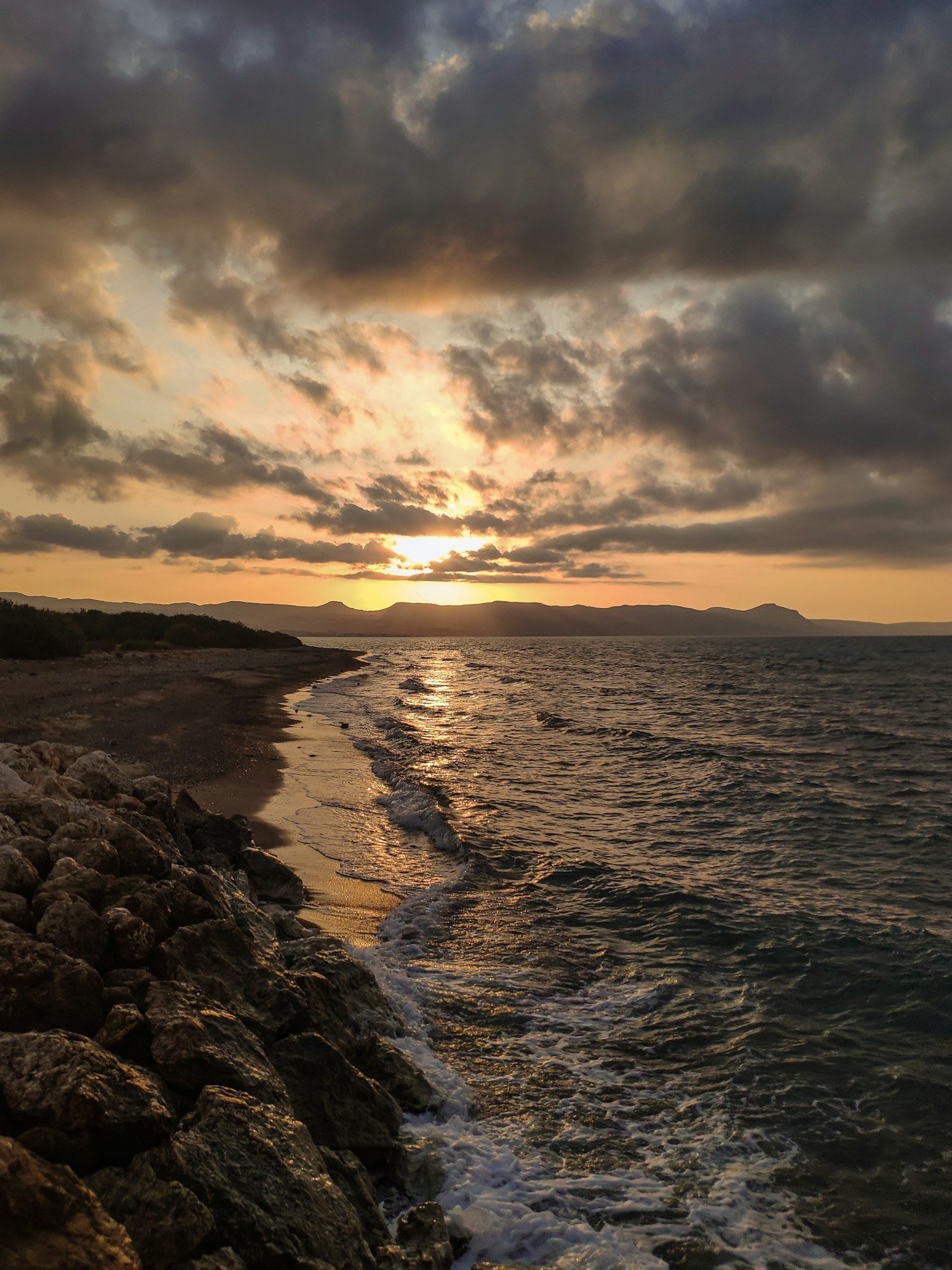 Beautiful sunset in Cyprus