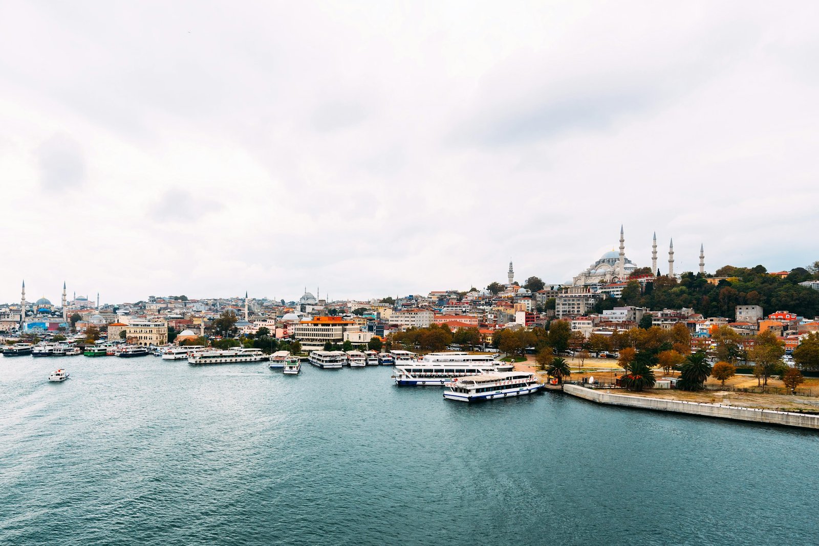 City Istanbul. Istanbul daytime landscape. View of the city