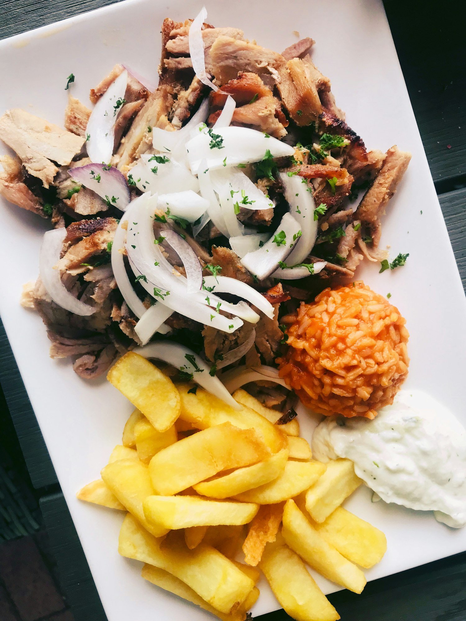 Delicious greek food