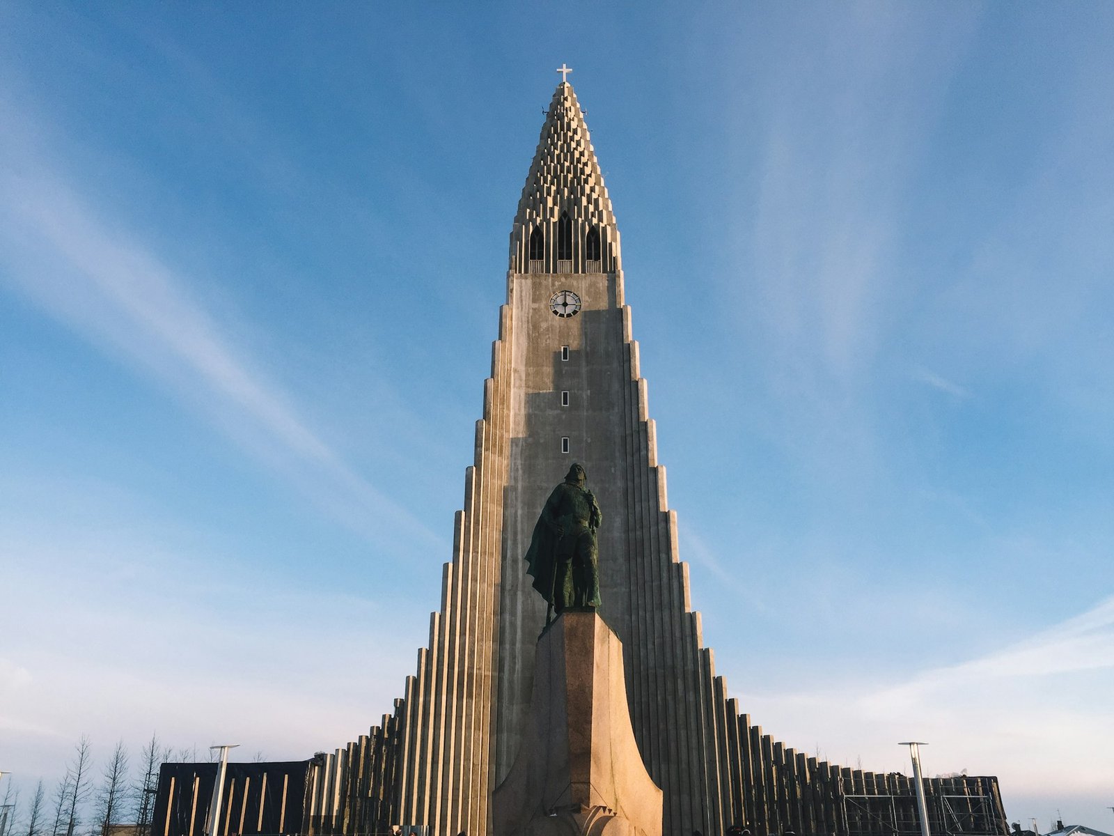 Hallgrimskirkja, famous church in Reykjavik Iceland