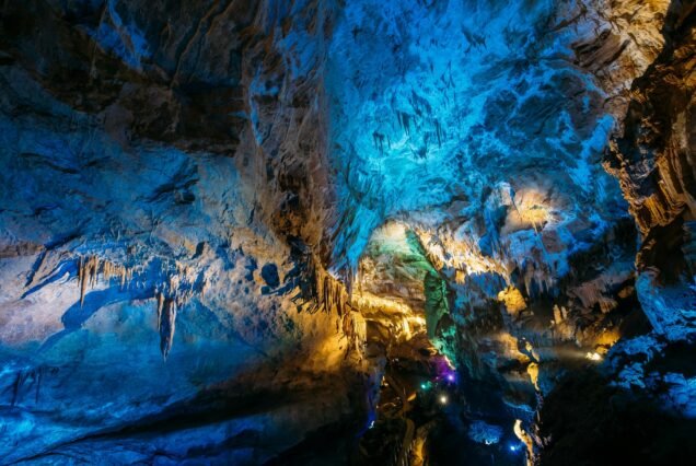 Kutaisi, Georgia. View Of Prometheus Cave Also Called Kumistavi