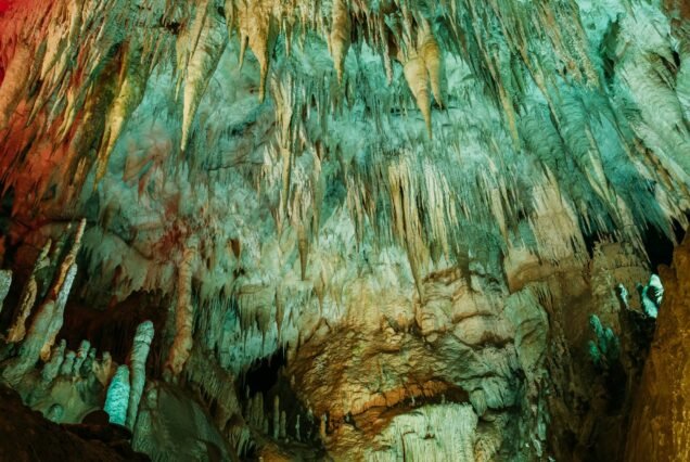 Kutaisi, Georgia. View Of Prometheus Cave Also Called Kumistavi