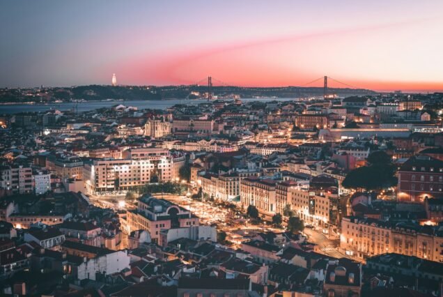 Looking over Lisbon