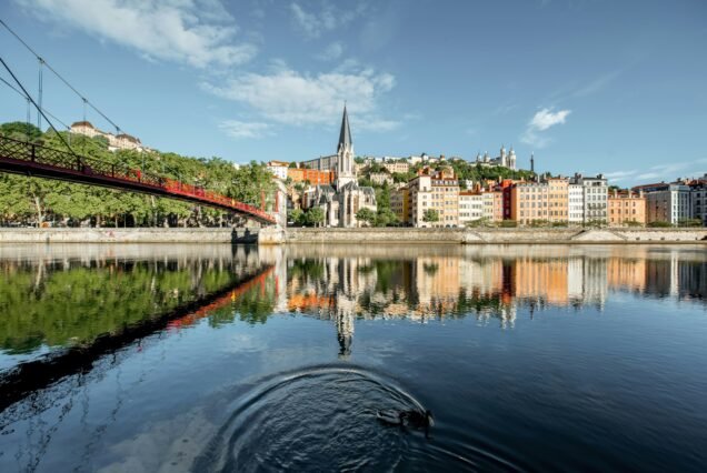 Lyon city in France