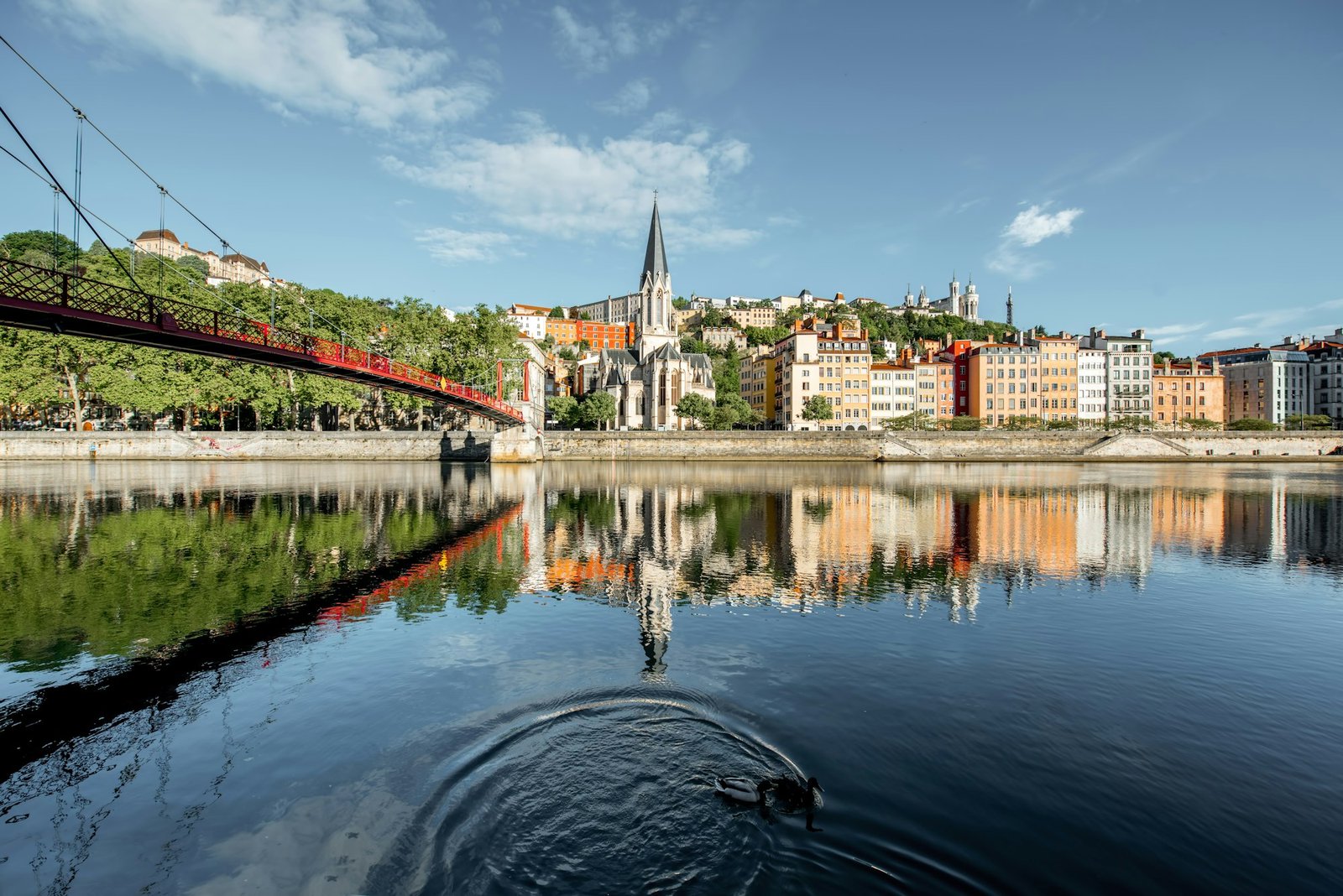 Lyon city in France