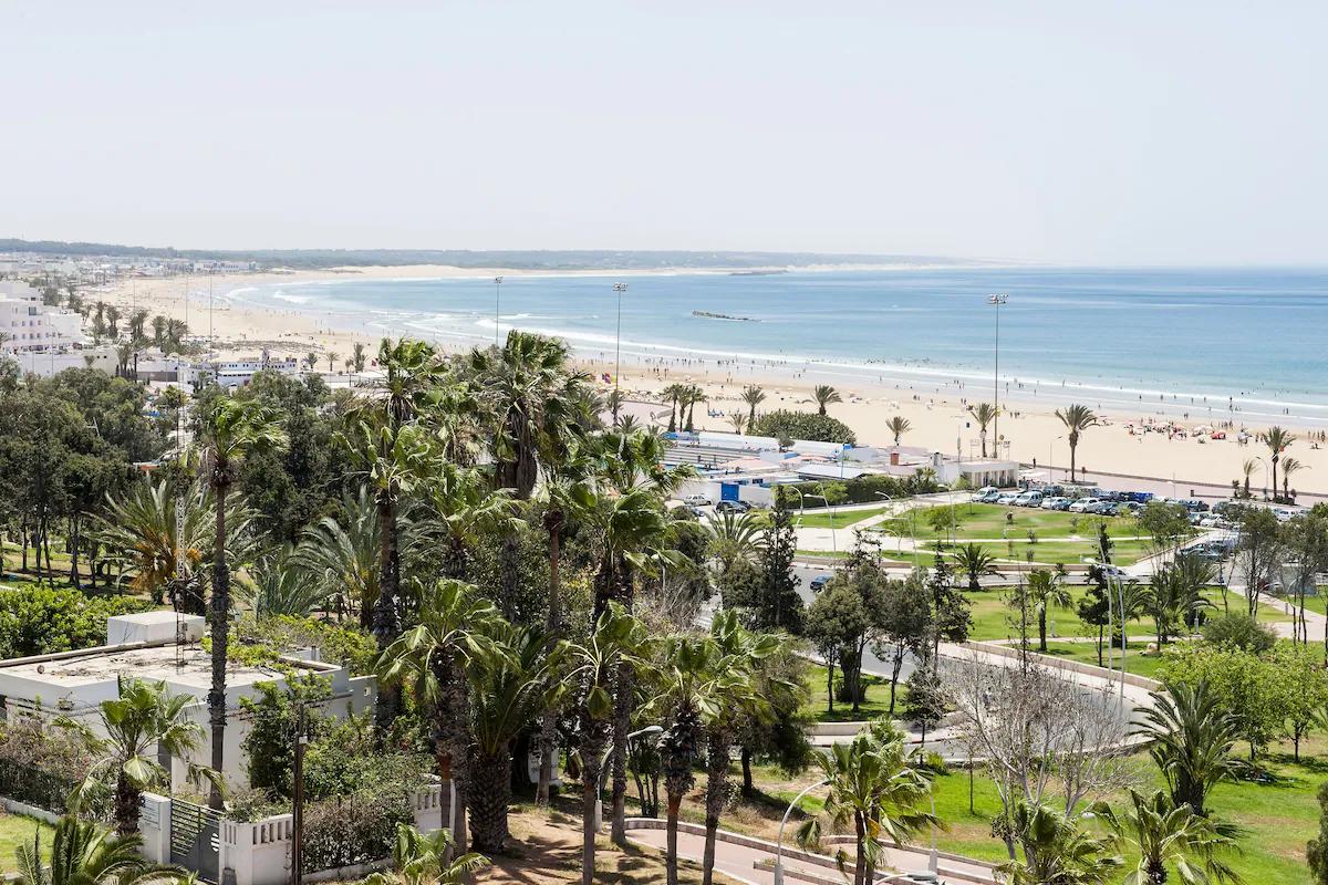 marokko stranden fra hotellet