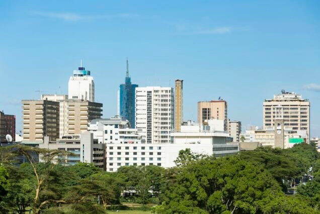 Nairobi Skyline Highrises, Kenya