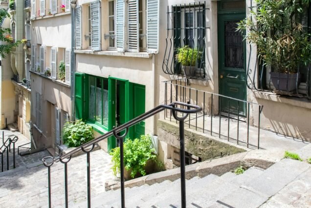 Paris, Montmartre, stairs