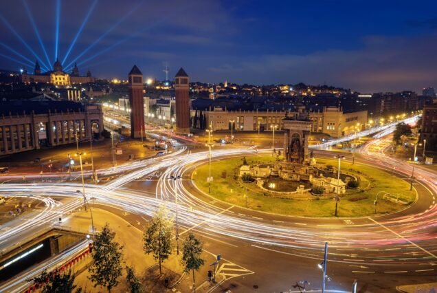 Placa d'Espanya, Barcelona, Spain