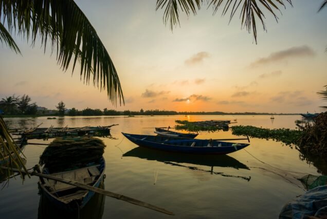 River at Hoi An Vietnam