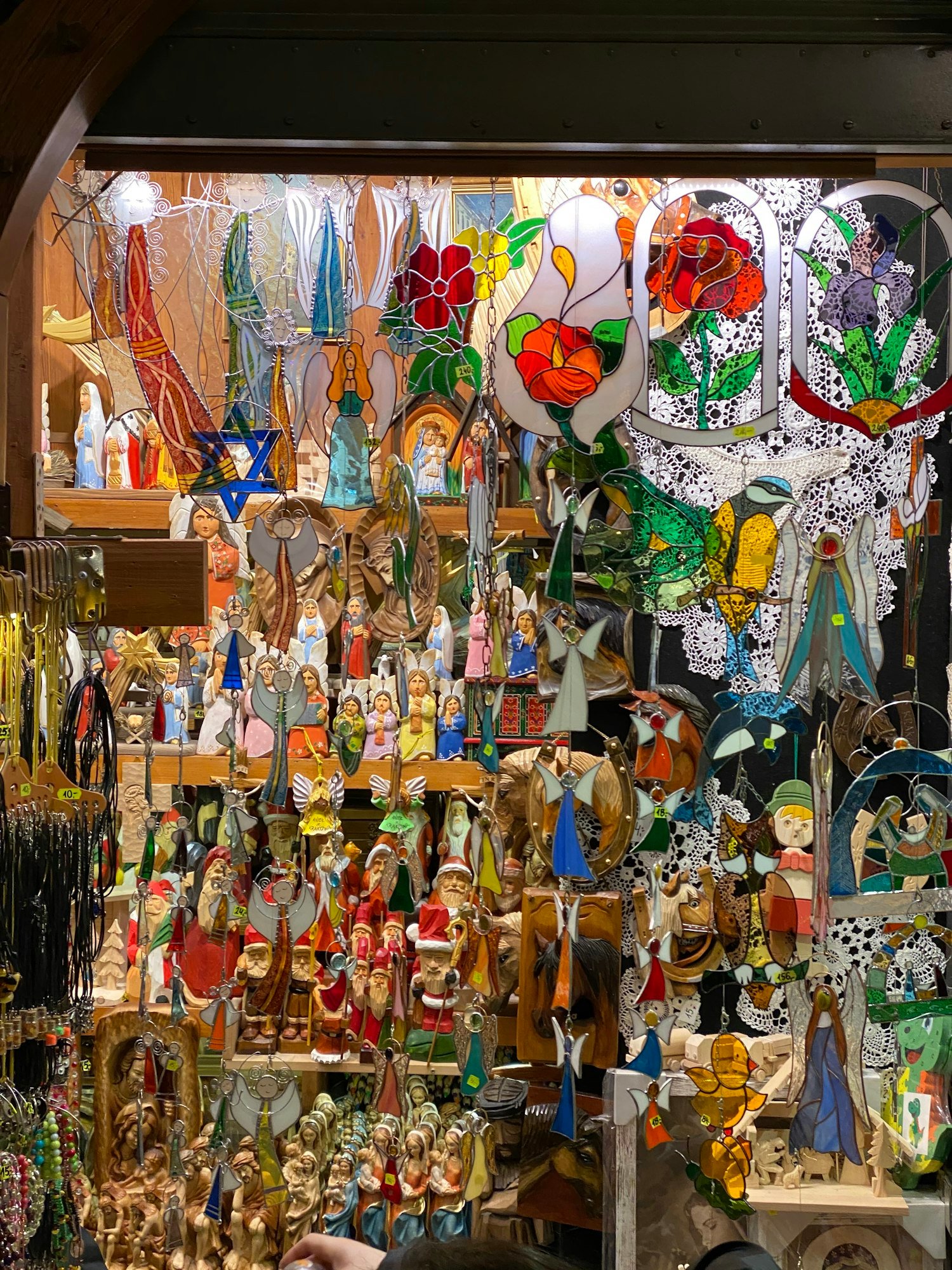 Souvenir shop in Krakòw Poland