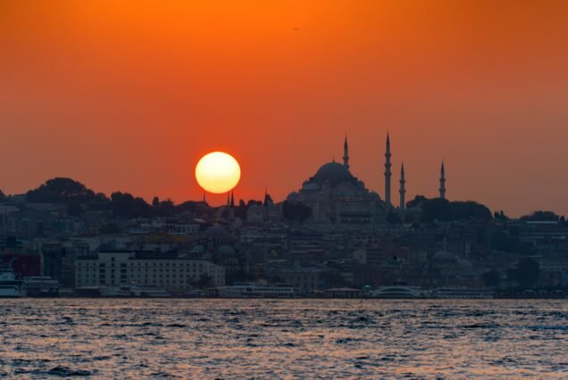 Sunset in Istanbul, Turkey