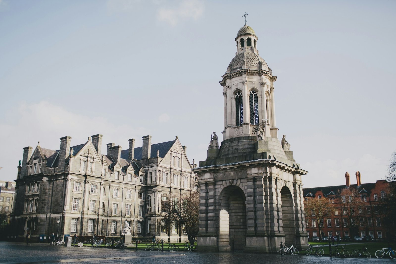 The Trinity College campus in Dublin, Ireland