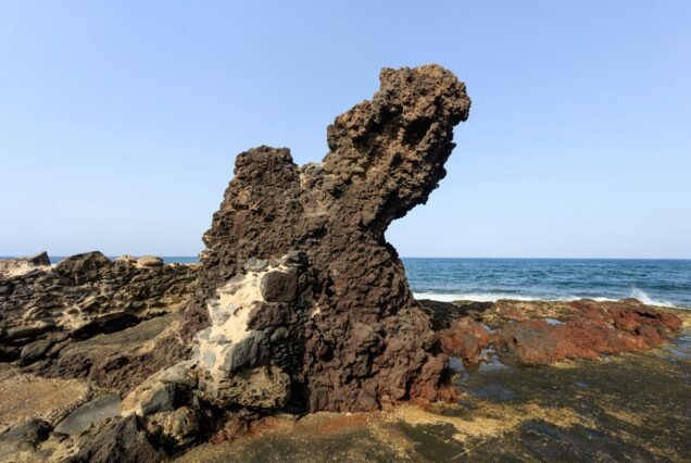 volcanic shore in Tenerife