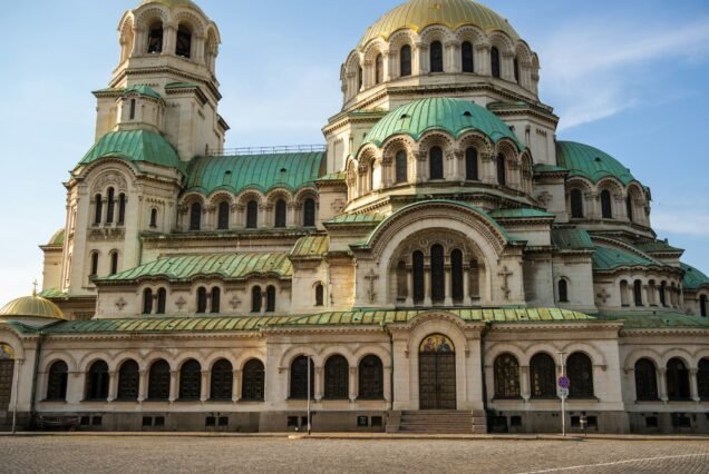 Beautiful shot of an Alexander Nevsky Cathedral in Sofia, Bulgaria