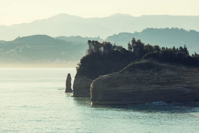 Corfu coast