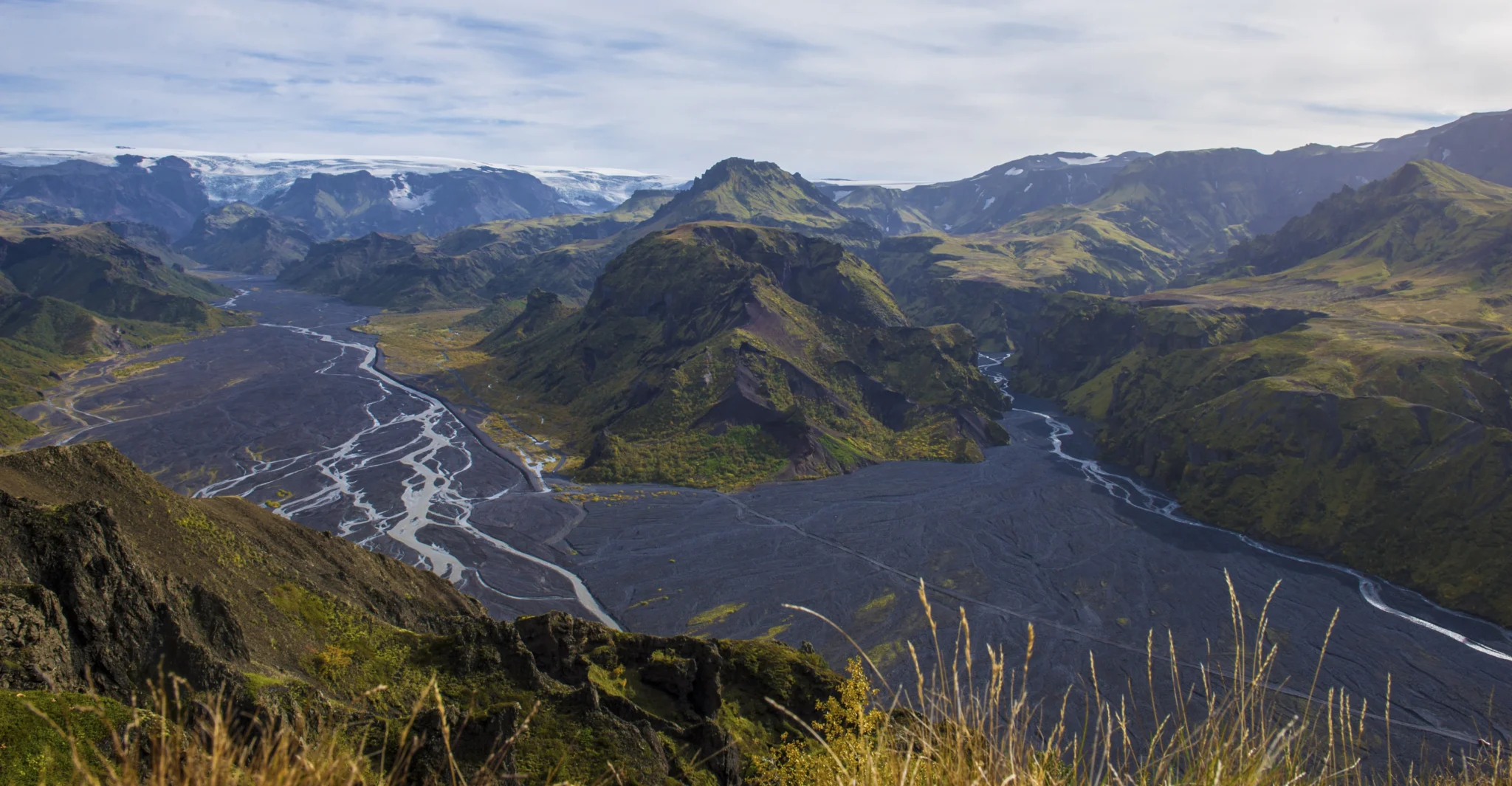 island grønne bjerge
