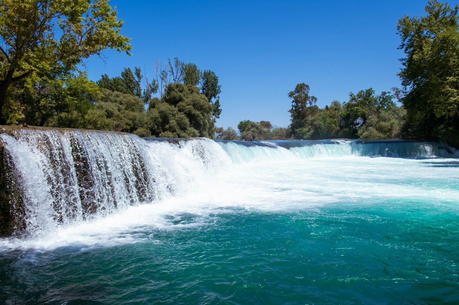 Manavgat waterfall Manavgat River is near the city of Side