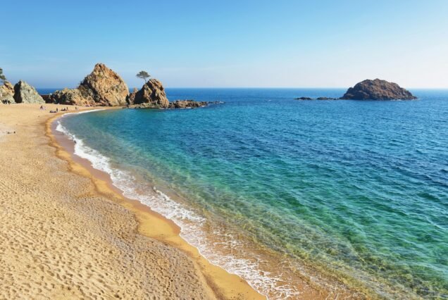 Mediterranean village of Tossa de Mar, Spain