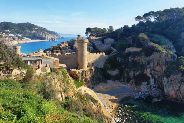 Mediterranean village of Tossa de Mar, Spain