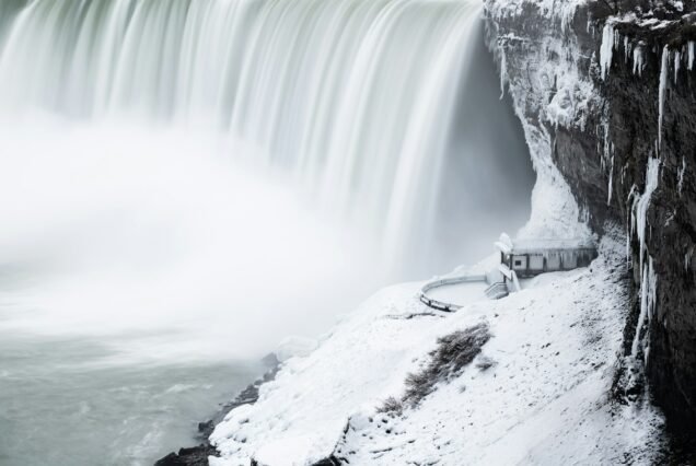 Niagara falls in Winter