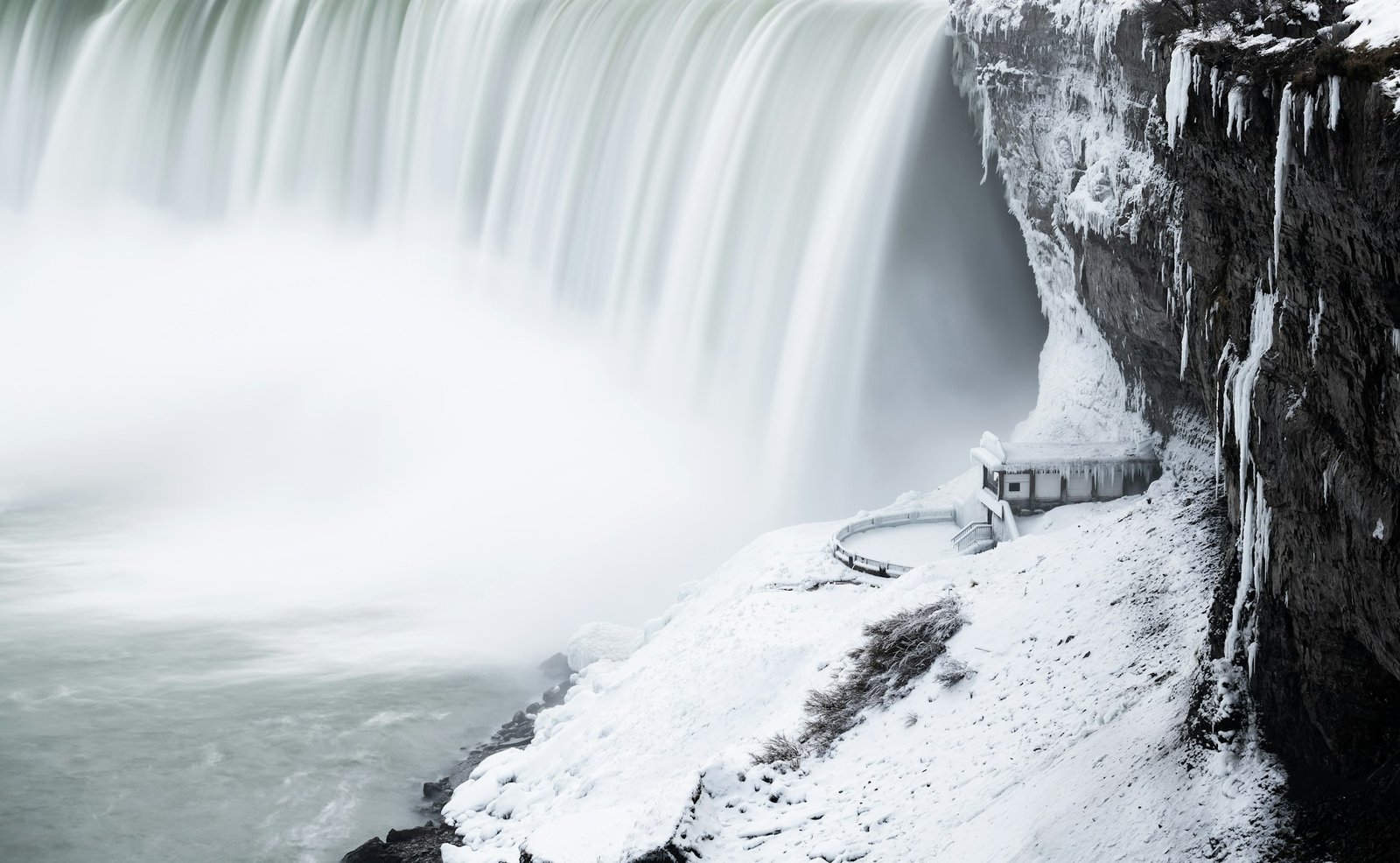 Niagara falls in Winter