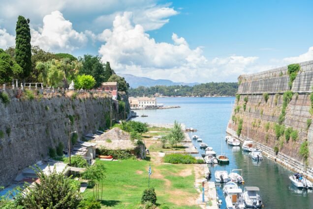 Old fortress in Corfu town