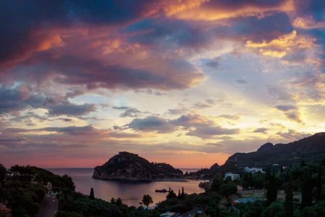 Paleokastritsa bay, Corfu, Greece