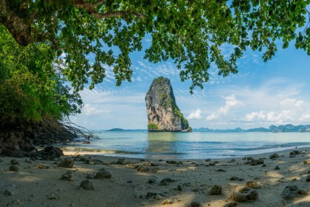 Poda beach in Krabi Thailand