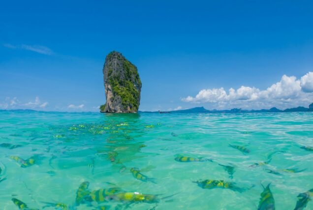 Poda Beach in Krabi Thailand