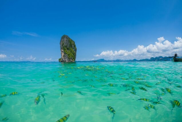 Poda Beach in Krabi Thailand