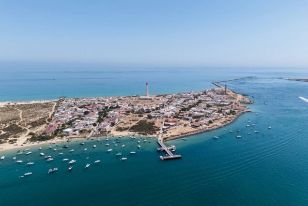 Portugal, Algarve, Ilhas de Faro, Drone