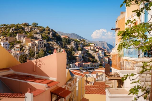 Symi Island, Greece islands holidays from Rhodos in Aegean Sea.