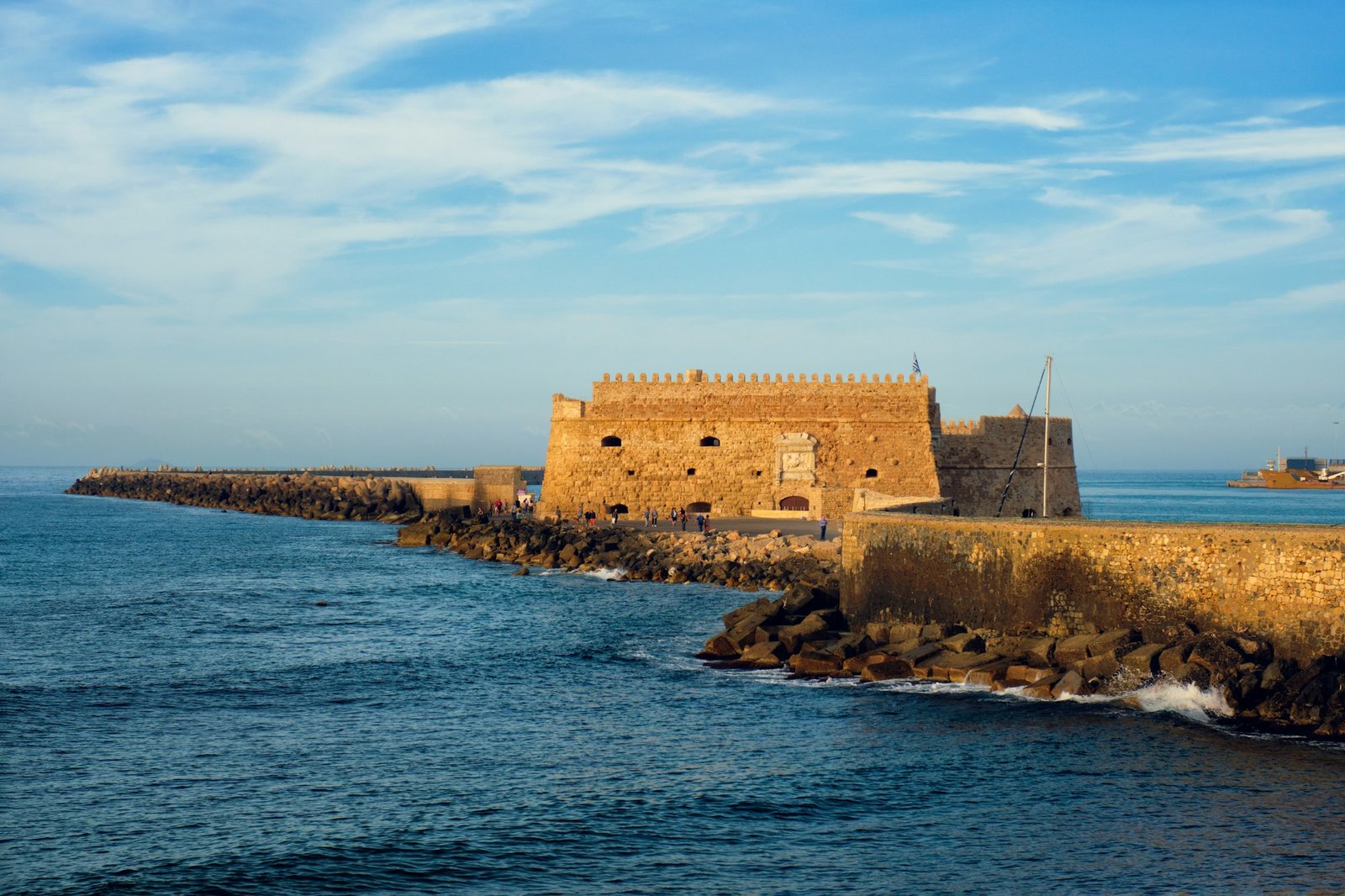 Venetian Fort in Heraklion, Crete Island, Greece