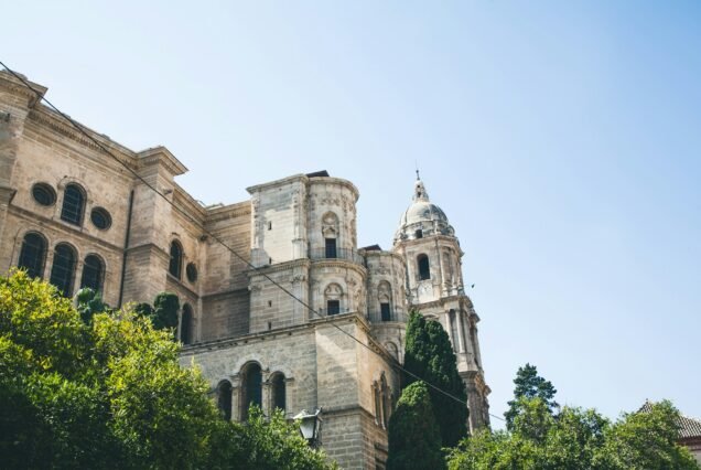 view of catedral de malaga, malaga, spain